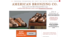 Desktop Screenshot of americanbronzing.com