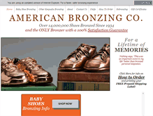 Tablet Screenshot of americanbronzing.com